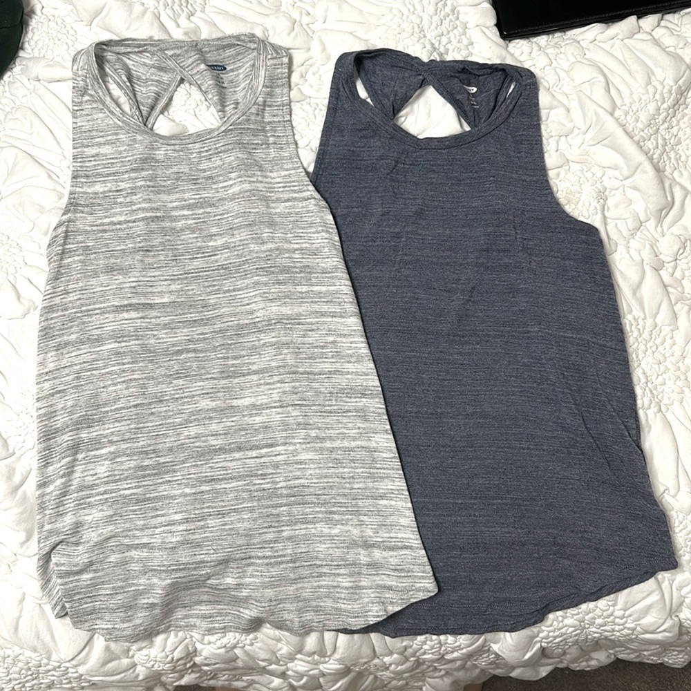 Soft twisted tank tops